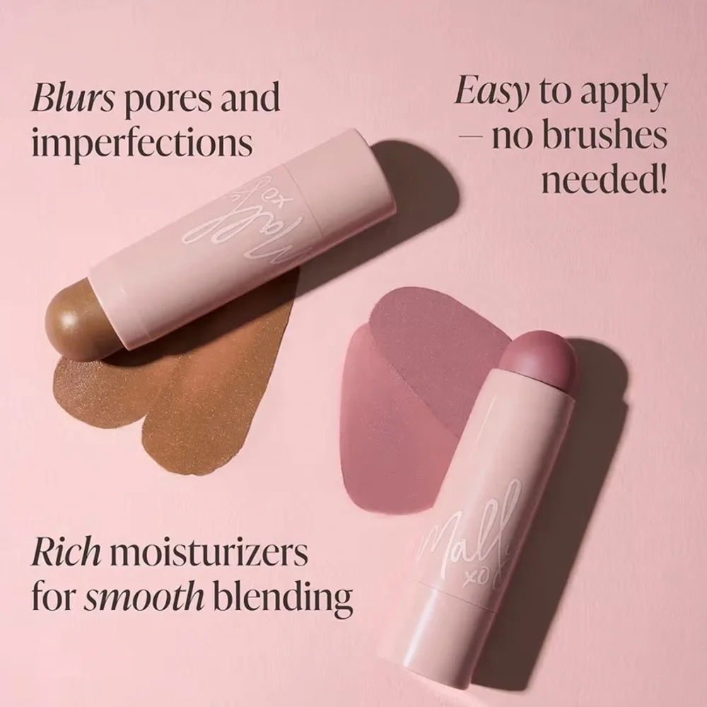 Mally Beauty Shimmer Shape & Glow Plus Face Defining Stick in On The Mauve 6.5g